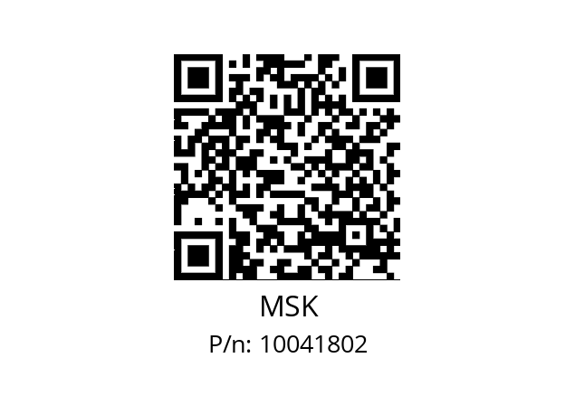   MSK 10041802