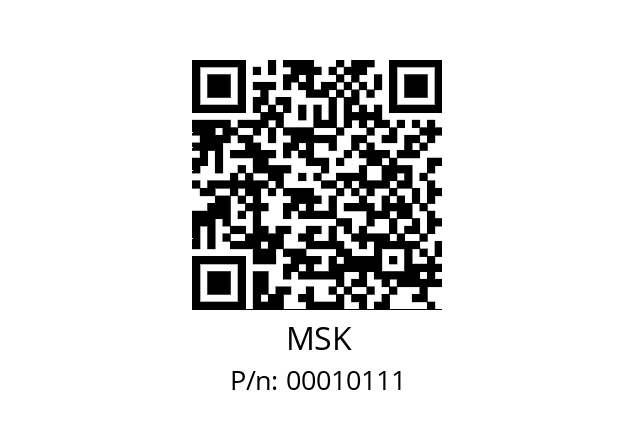   MSK 00010111