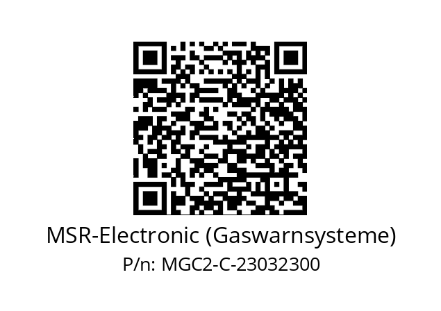   MSR-Electronic (Gaswarnsysteme) MGC2-C-23032300