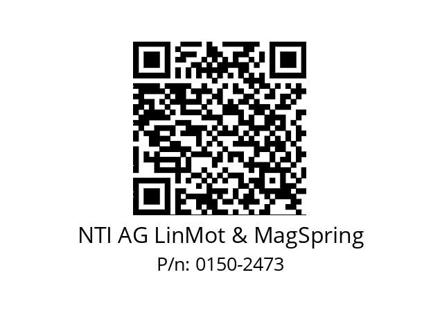   NTI AG LinMot & MagSpring 0150-2473