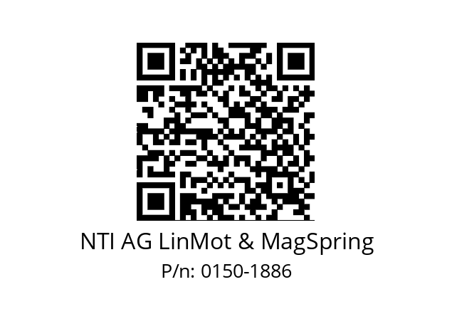   NTI AG LinMot & MagSpring 0150-1886