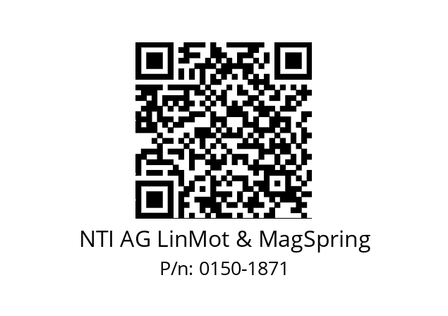   NTI AG LinMot & MagSpring 0150-1871