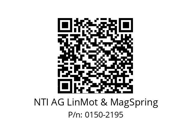  PL10-28x490/440 NTI AG LinMot & MagSpring 0150-2195