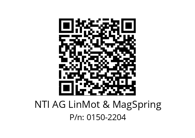  PL10-28x1190/1140 NTI AG LinMot & MagSpring 0150-2204