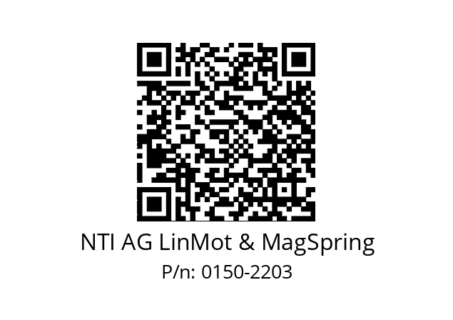  PL10-28x990/940 NTI AG LinMot & MagSpring 0150-2203