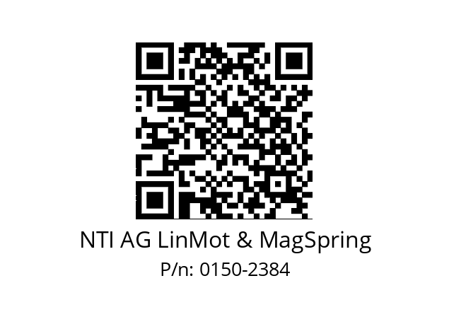   NTI AG LinMot & MagSpring 0150-2384