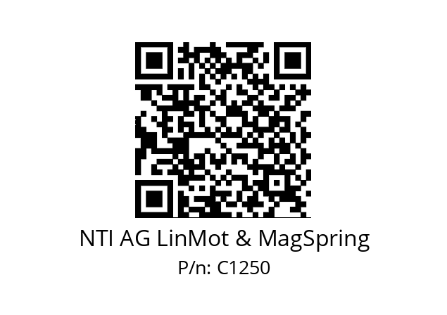   NTI AG LinMot & MagSpring C1250