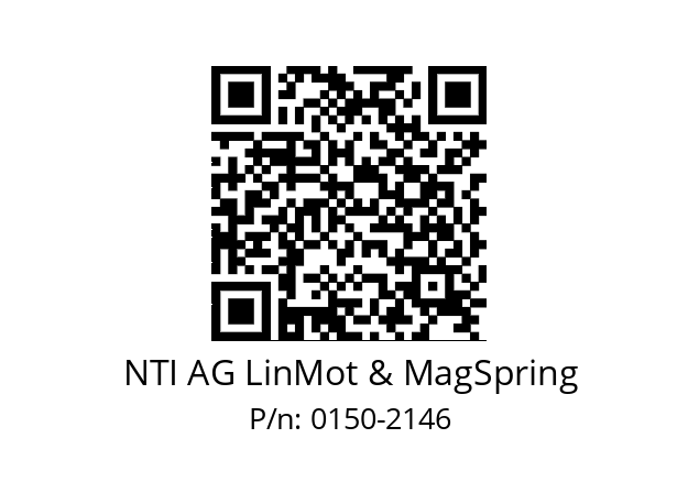   NTI AG LinMot & MagSpring 0150-2146