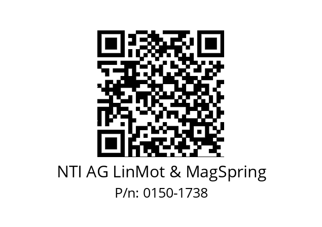   NTI AG LinMot & MagSpring 0150-1738