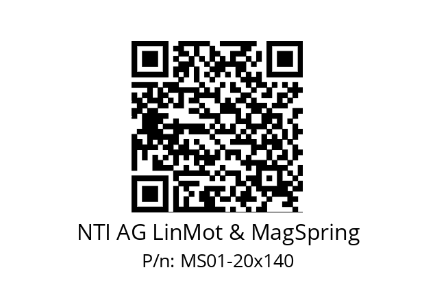   NTI AG LinMot & MagSpring MS01-20x140