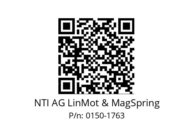   NTI AG LinMot & MagSpring 0150-1763