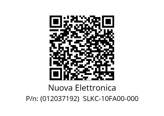   Nuova Elettronica (012037192)  SLKC-10FA00-000