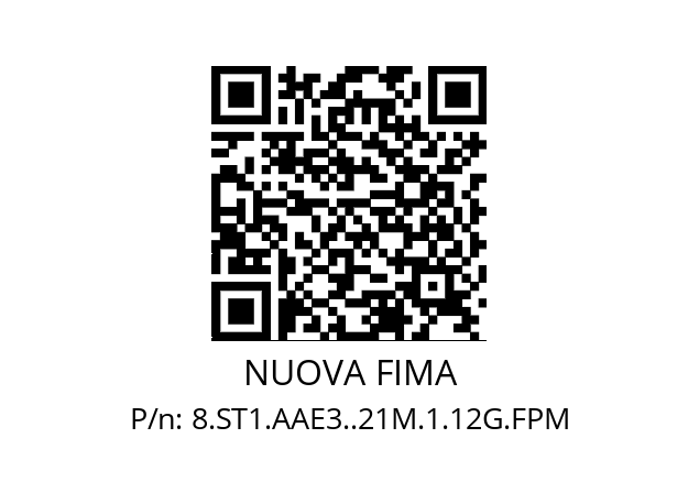   NUOVA FIMA 8.ST1.AAE3..21M.1.12G.FPM