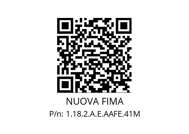   NUOVA FIMA 1.18.2.A.E.AAFE.41M