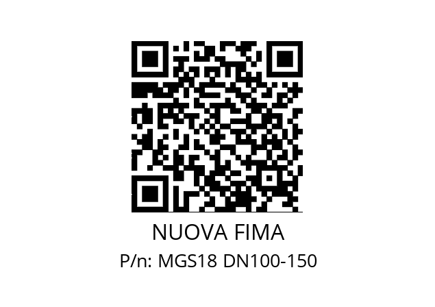   NUOVA FIMA MGS18 DN100-150