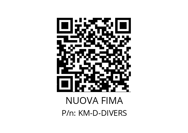   NUOVA FIMA KM-D-DIVERS