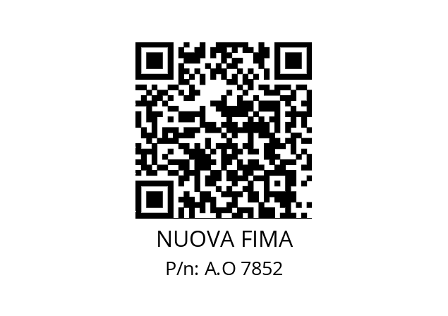   NUOVA FIMA A.O 7852