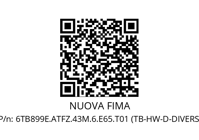   NUOVA FIMA 6TB899E.ATFZ.43M.6.E65.T01 (TB-HW-D-DIVERS)