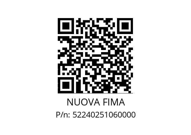   NUOVA FIMA 52240251060000