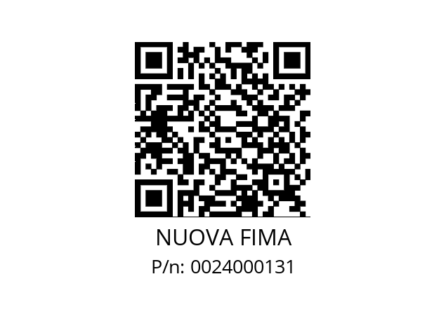   NUOVA FIMA 0024000131