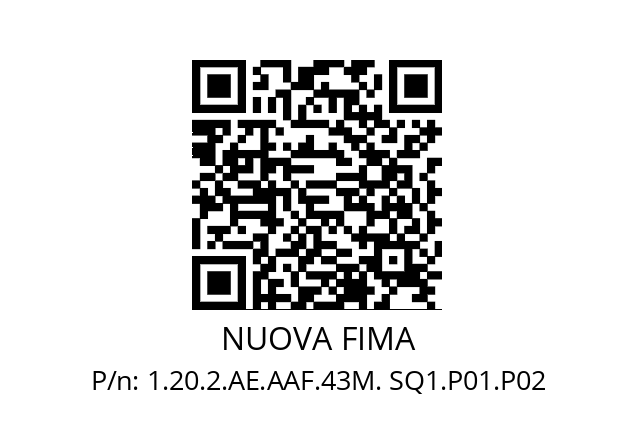   NUOVA FIMA 1.20.2.AE.AAF.43M. SQ1.P01.P02