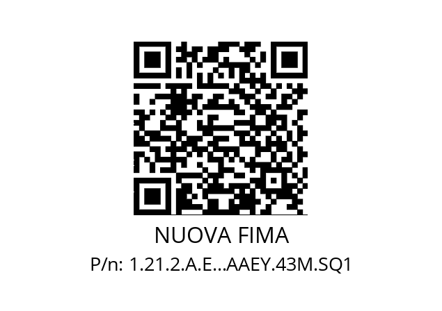   NUOVA FIMA 1.21.2.A.E…AAEY.43M.SQ1