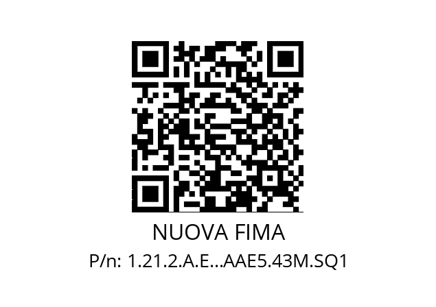   NUOVA FIMA 1.21.2.A.E…AAE5.43M.SQ1