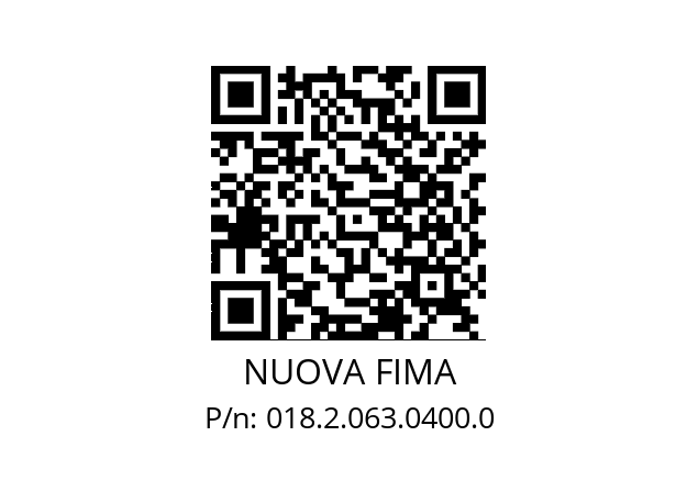   NUOVA FIMA 018.2.063.0400.0