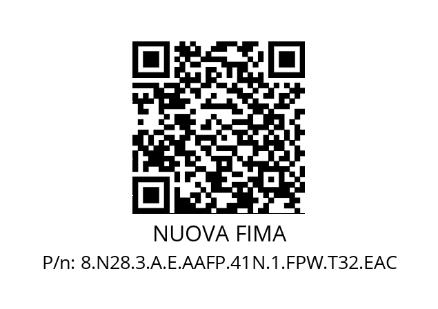   NUOVA FIMA 8.N28.3.A.E.AAFP.41N.1.FPW.T32.EAC