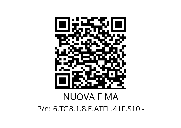   NUOVA FIMA 6.TG8.1.8.E.ATFL.41F.S10.-