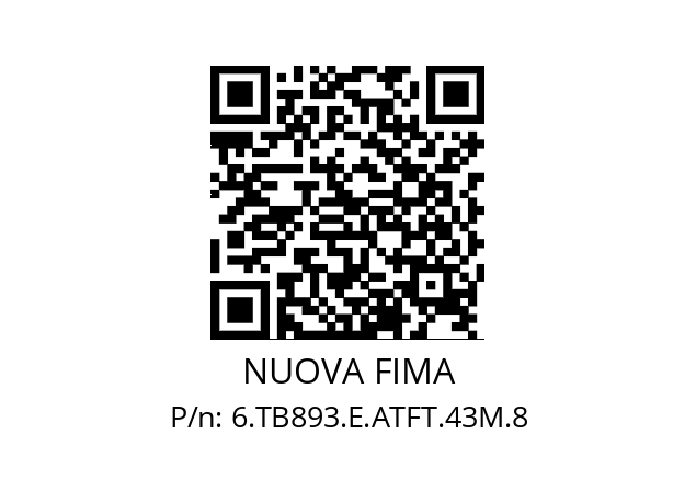   NUOVA FIMA 6.TB893.E.ATFT.43M.8