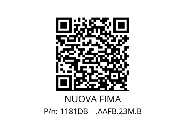   NUOVA FIMA 1181DB---.AAFB.23M.B