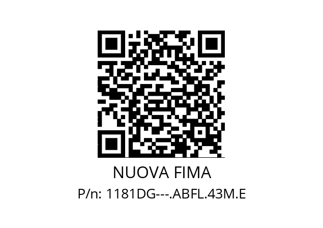   NUOVA FIMA 1181DG---.ABFL.43M.E