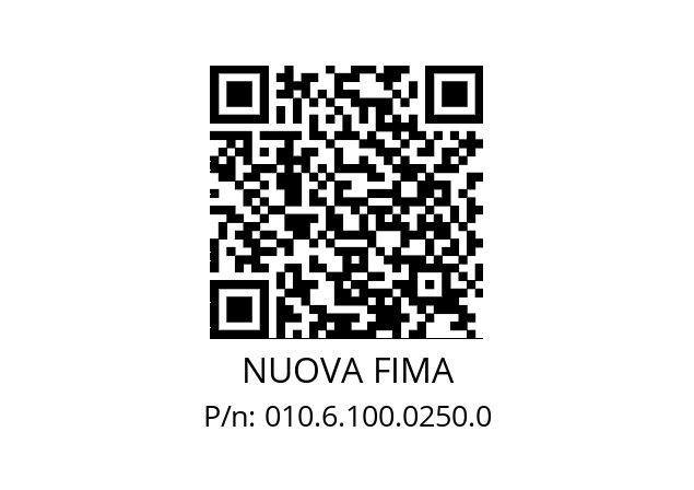   NUOVA FIMA 010.6.100.0250.0