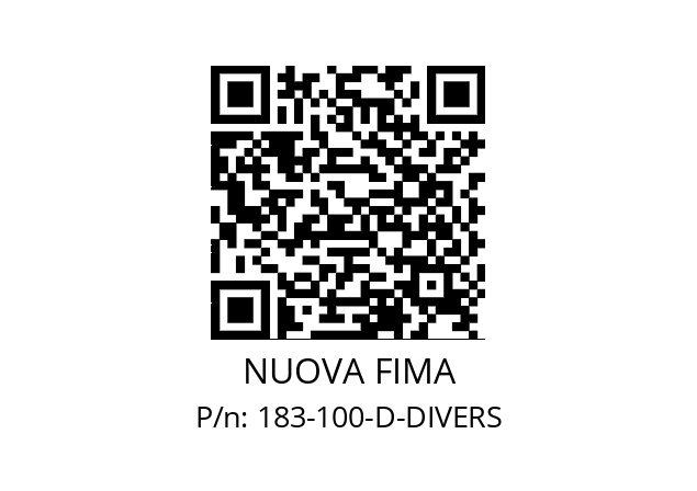   NUOVA FIMA 183-100-D-DIVERS