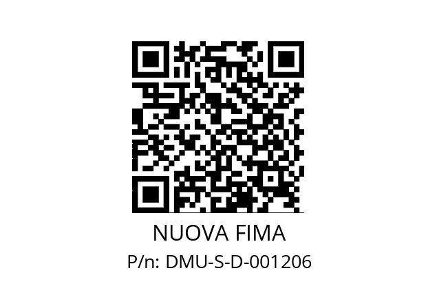   NUOVA FIMA DMU-S-D-001206