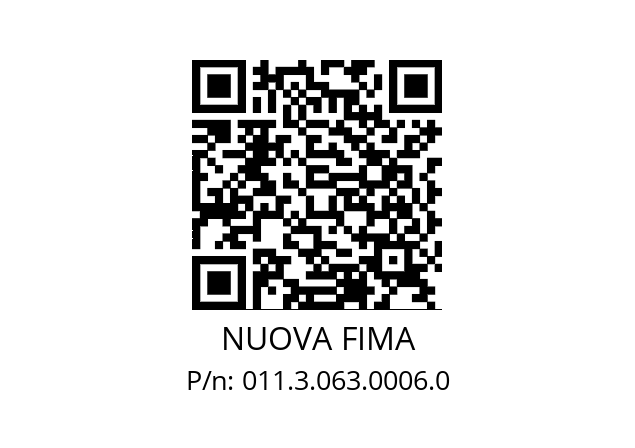   NUOVA FIMA 011.3.063.0006.0