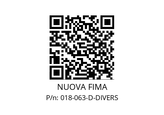   NUOVA FIMA 018-063-D-DIVERS