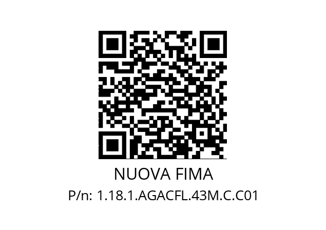   NUOVA FIMA 1.18.1.AGACFL.43M.C.C01