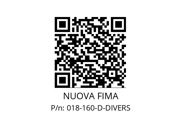   NUOVA FIMA 018-160-D-DIVERS