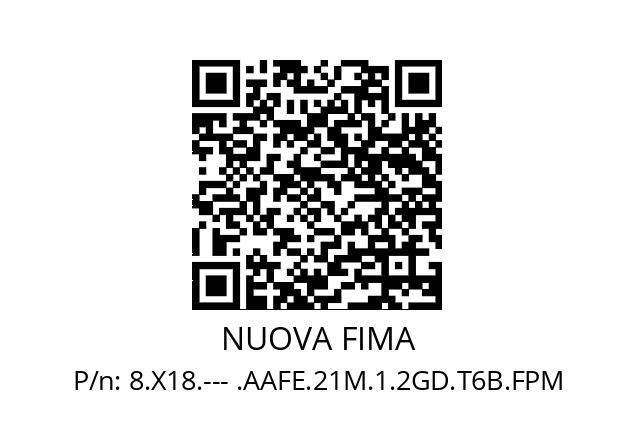   NUOVA FIMA 8.X18.--- .AAFE.21M.1.2GD.T6B.FPM