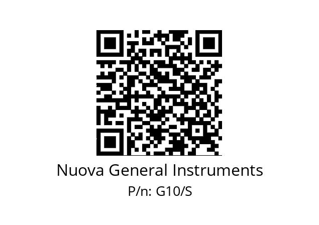   Nuova General Instruments G10/S