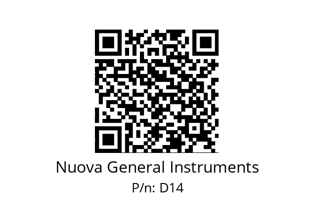   Nuova General Instruments D14