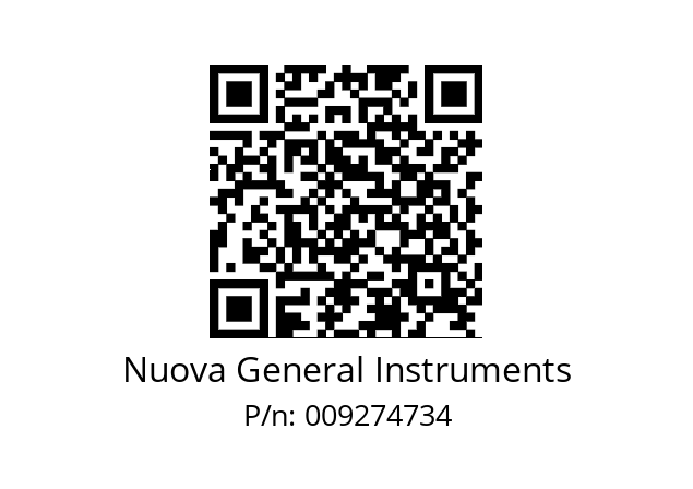   Nuova General Instruments 009274734