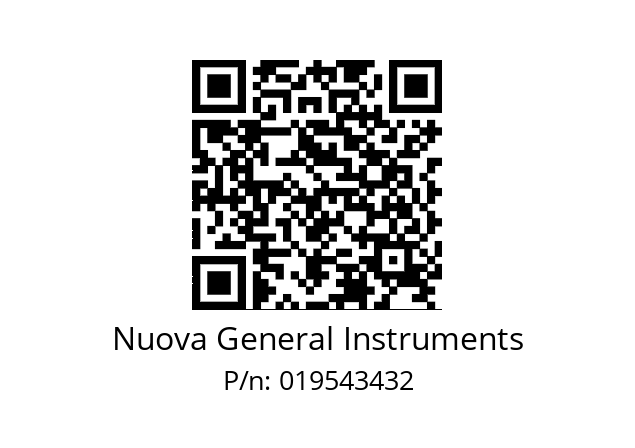   Nuova General Instruments 019543432