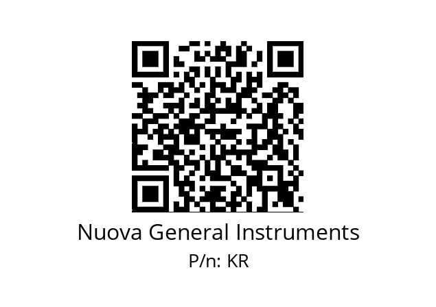   Nuova General Instruments KR