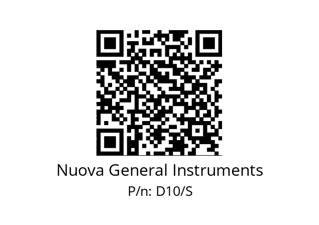   Nuova General Instruments D10/S