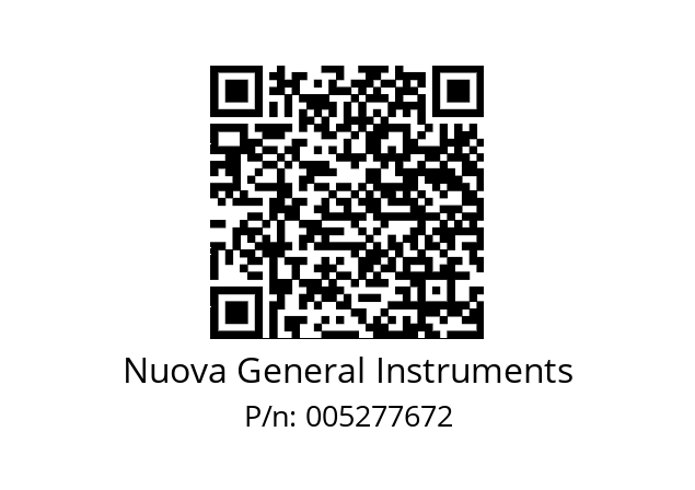  D10/C Nuova General Instruments 005277672