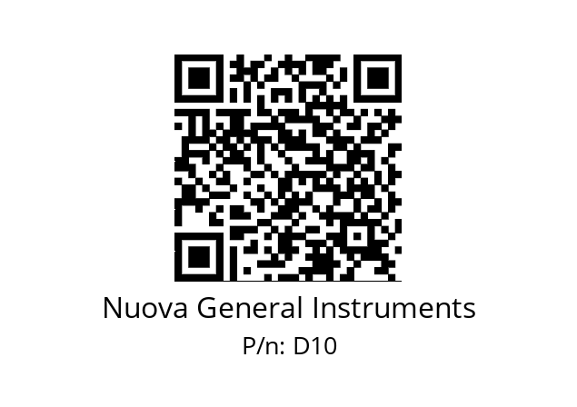   Nuova General Instruments D10