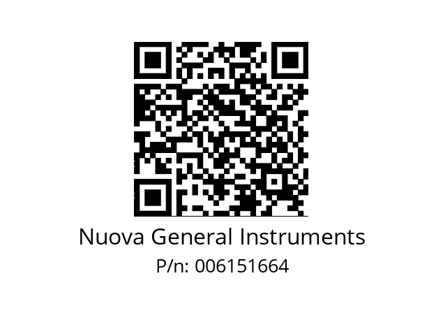   Nuova General Instruments 006151664